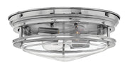 Hadley 2-Light Flush Mount in Chrome