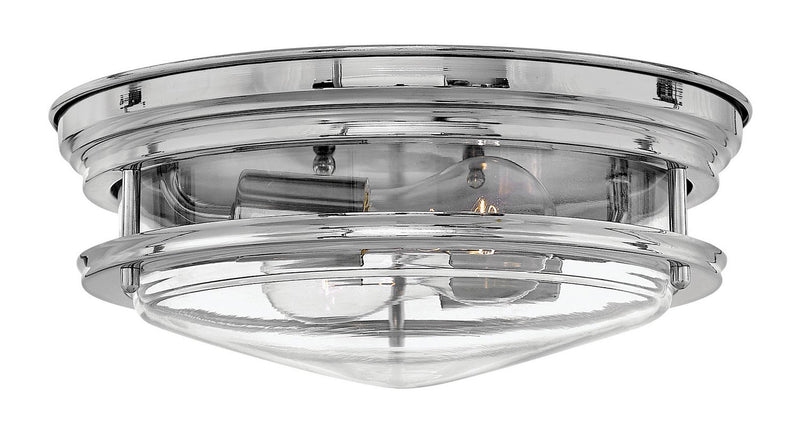Hadley 2-Light Flush Mount in Chrome
