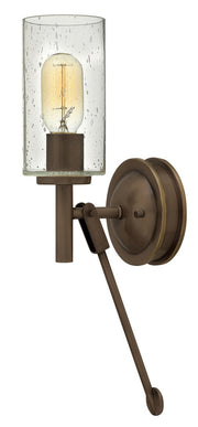 Collier Wall Sconce in Light Oiled Bronze