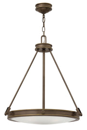 Collier 4-Light Pendant in Light Oiled Bronze