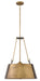 Cartwright LED Pendant in Rustic Brass