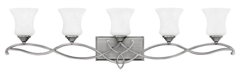 Brooke 5-Light Bath Vanity Light in Antique Nickel