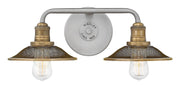 Rigby 2-Light Bath Vanity Light in Antique Nickel