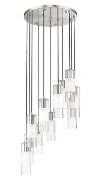Alton 11 Light 24" Pendant in Brushed Nickel