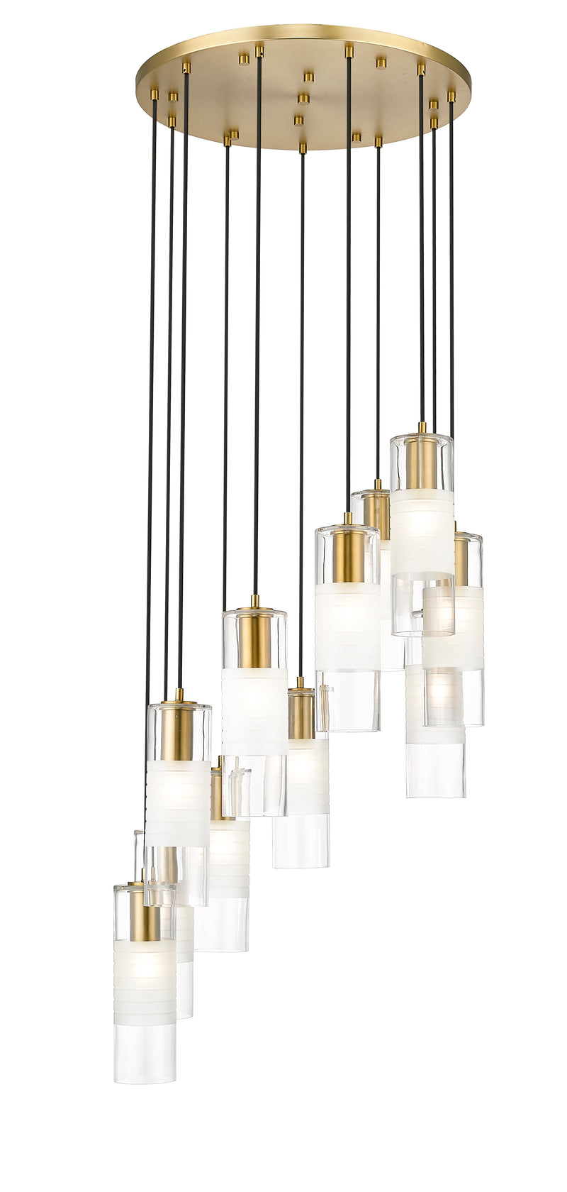 Alton 11 Light 24" Pendant in Modern Gold