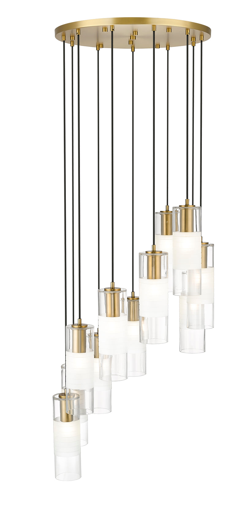 Alton 11 Light 24" Pendant in Modern Gold