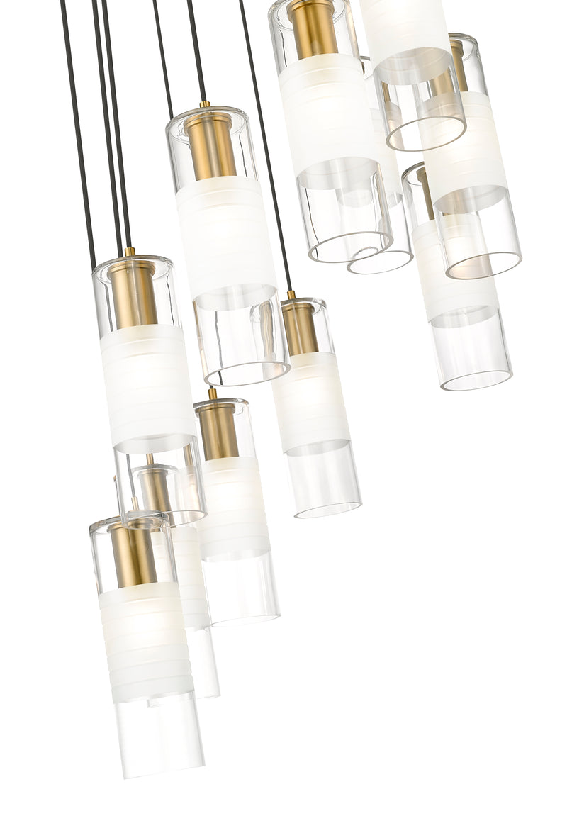 Alton 11 Light 24" Pendant in Modern Gold