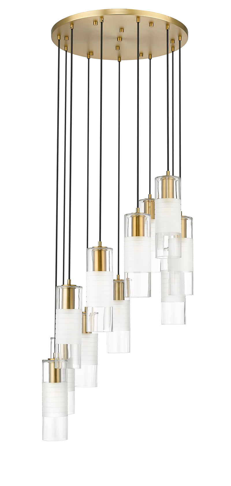 Alton 11 Light 24" Pendant in Modern Gold