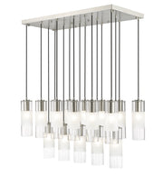 Alton 17 Light 42" Linear Pendant in Brushed Nickel