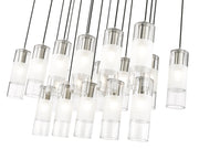 Alton 17 Light 42" Linear Pendant in Brushed Nickel