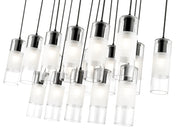 Alton 17 Light 42" Linear Pendant in Matte Black