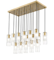 Alton 17 Light 42" Linear Pendant in Modern Gold