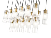 Alton 17 Light 42" Linear Pendant in Modern Gold