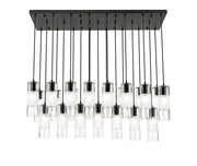 Alton 23 Light 54" Linear Pendant in Matte Black
