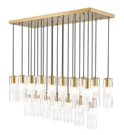 Alton 23 Light 54" Linear Pendant in Modern Gold