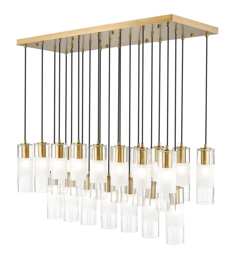 Alton 23 Light 54" Linear Pendant in Modern Gold