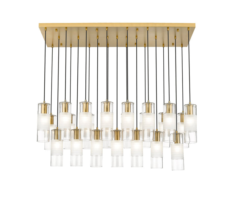 Alton 23 Light 54" Linear Pendant in Modern Gold