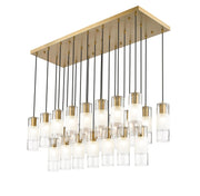 Alton 23 Light 54" Linear Pendant in Modern Gold