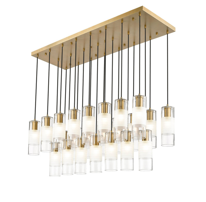 Alton 23 Light 54" Linear Pendant in Modern Gold