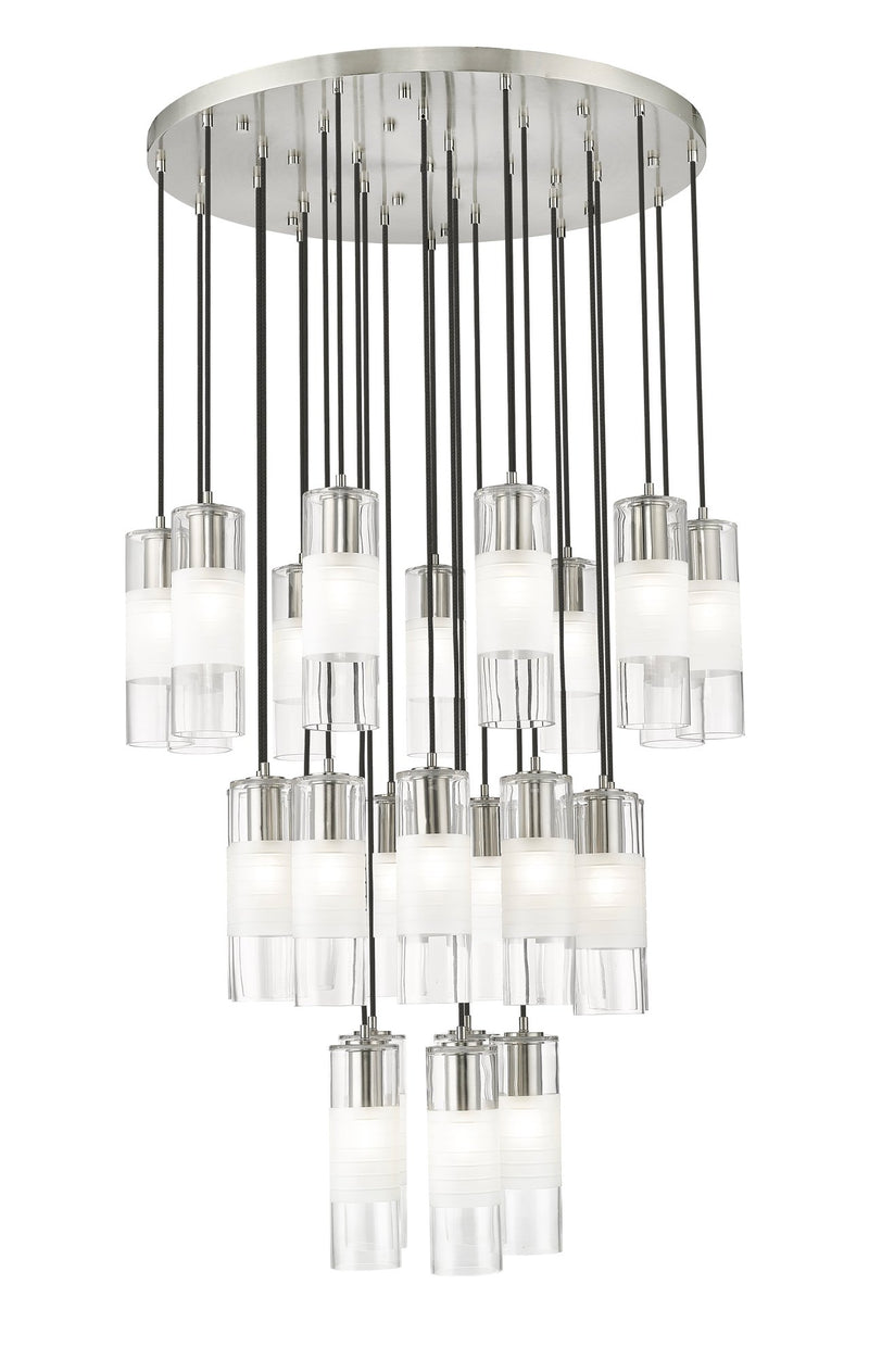 Alton 27 Light 36" Pendant in Brushed Nickel