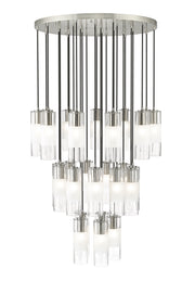 Alton 27 Light 36" Pendant in Brushed Nickel