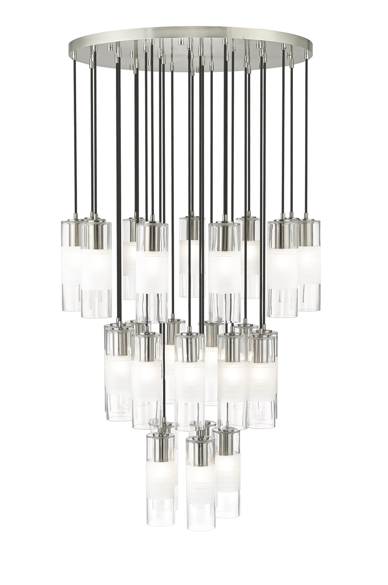 Alton 27 Light 36" Pendant in Brushed Nickel