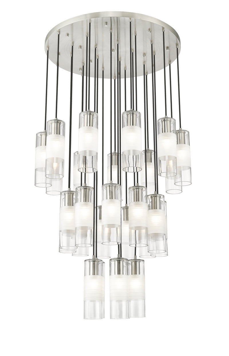 Alton 27 Light 36" Pendant in Brushed Nickel