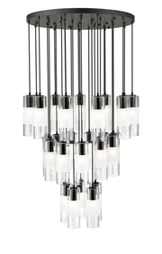 Alton 27 Light 36" Pendant in Matte Black