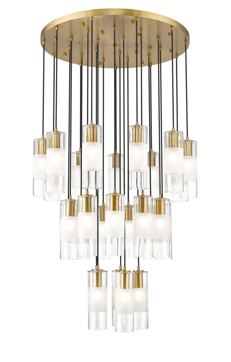 Alton 27 Light 36" Pendant in Modern Gold