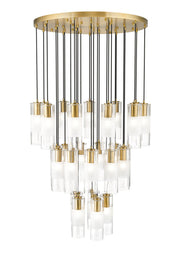 Alton 27 Light 36" Pendant in Modern Gold
