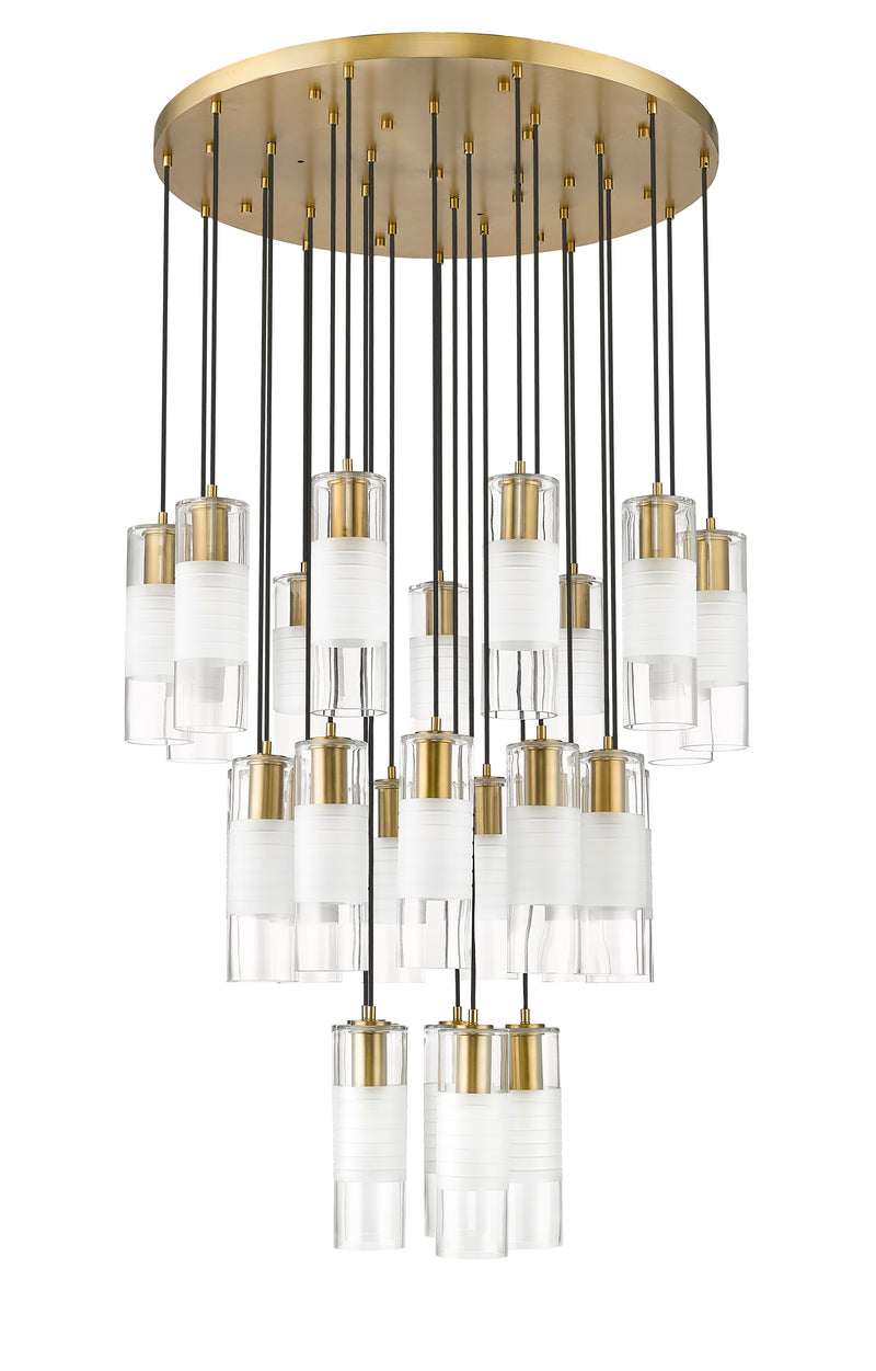 Alton 27 Light 36" Pendant in Modern Gold