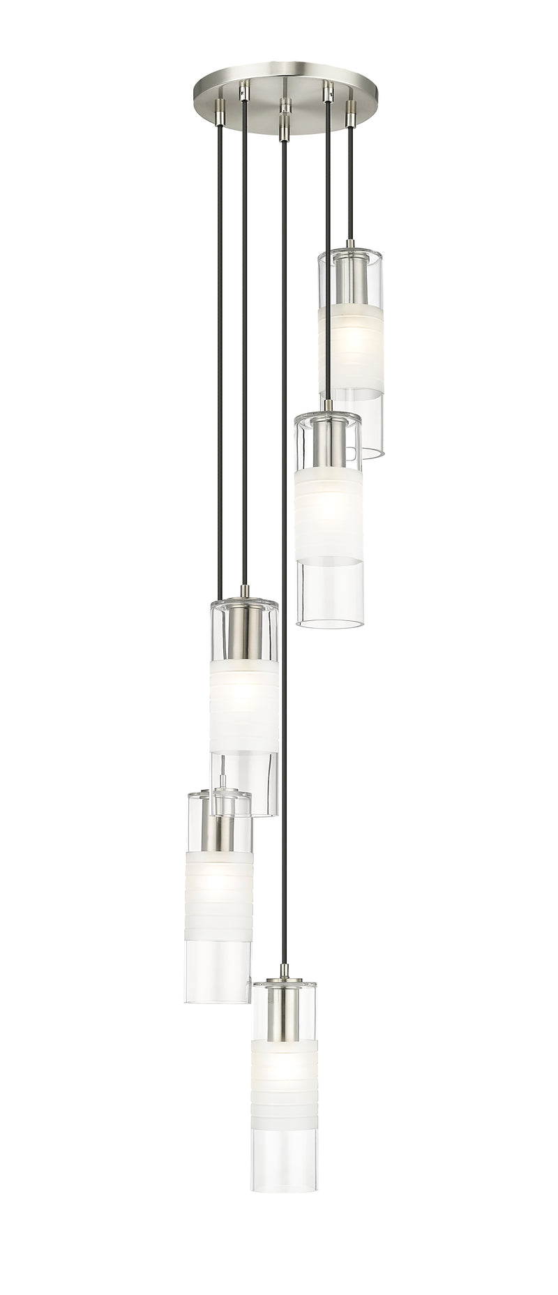 Alton 5 Light 12" Pendant in Brushed Nickel