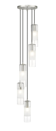 Alton 5 Light 12" Pendant in Brushed Nickel