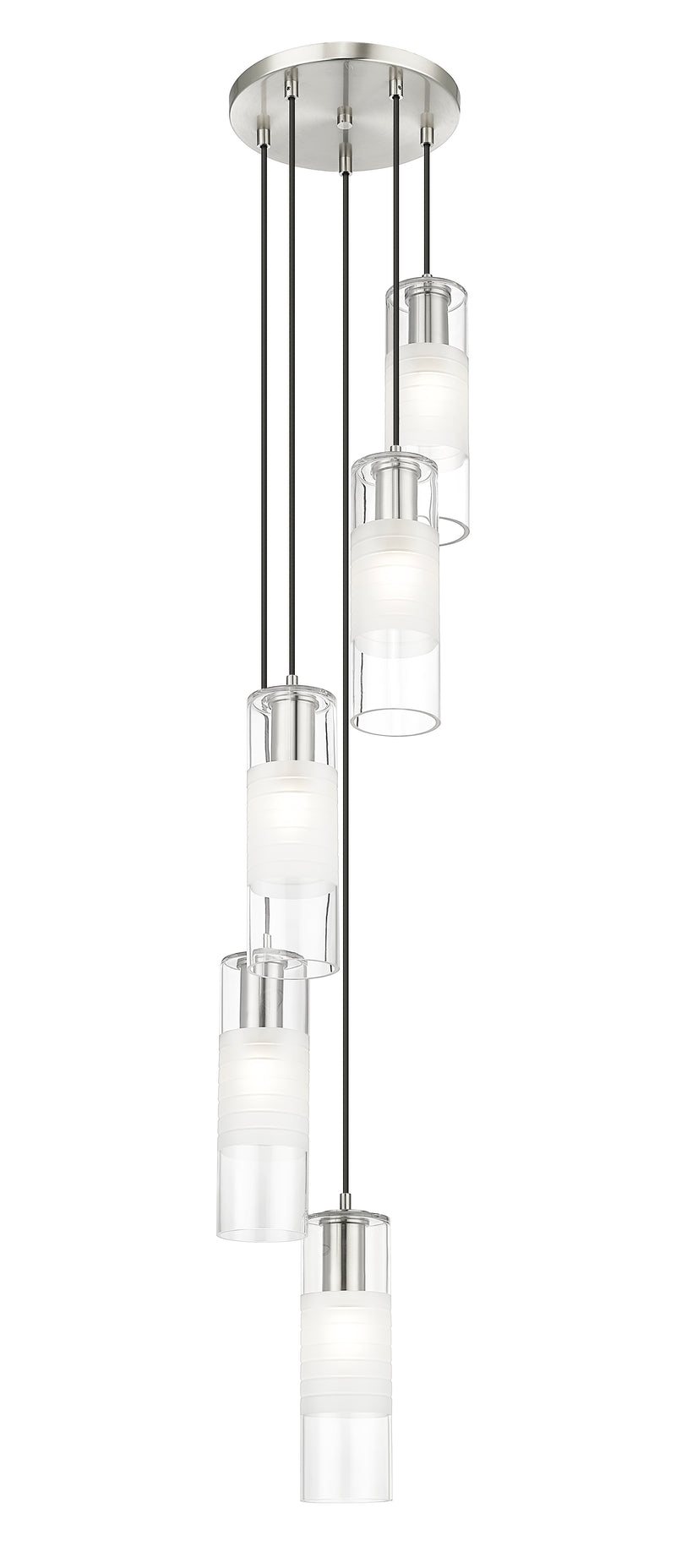 Alton 5 Light 12" Pendant in Brushed Nickel