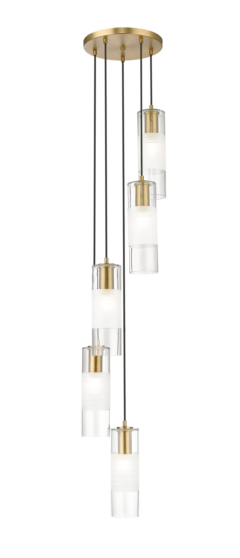 Alton 5 Light 12" Pendant in Modern Gold