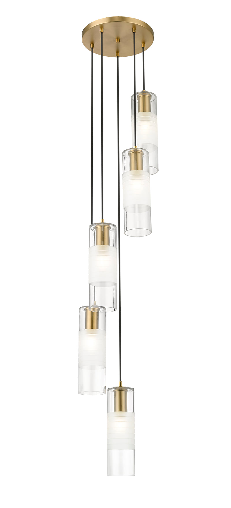 Alton 5 Light 12" Pendant in Modern Gold