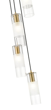 Alton 5 Light 12" Pendant in Modern Gold