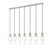 Alton 7 Light 54" Linear Pendant in Brushed Nickel