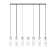 Alton 7 Light 54" Linear Pendant in Brushed Nickel