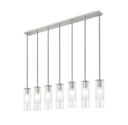 Alton 7 Light 54" Linear Pendant in Brushed Nickel