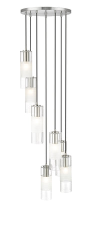 Alton 7 Light 18" Pendant in Brushed Nickel