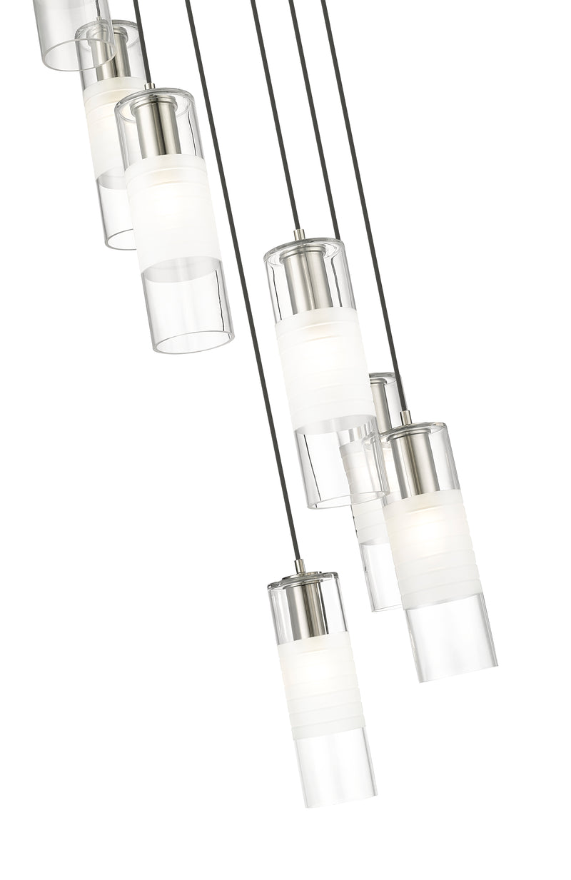 Alton 7 Light 18" Pendant in Brushed Nickel