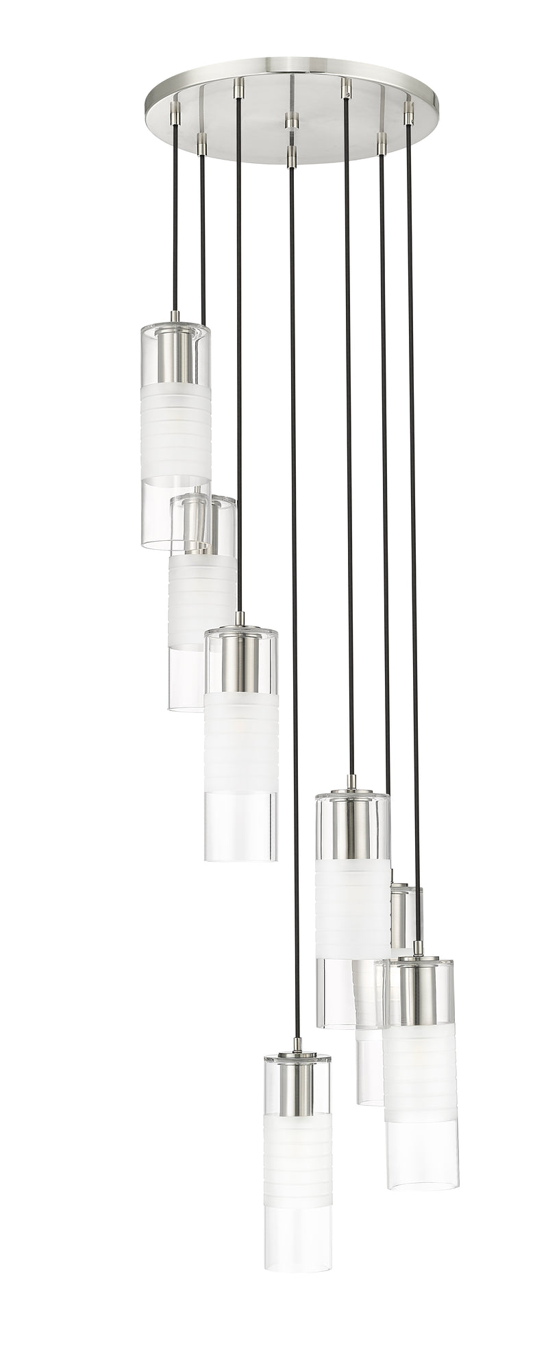 Alton 7 Light 18" Pendant in Brushed Nickel