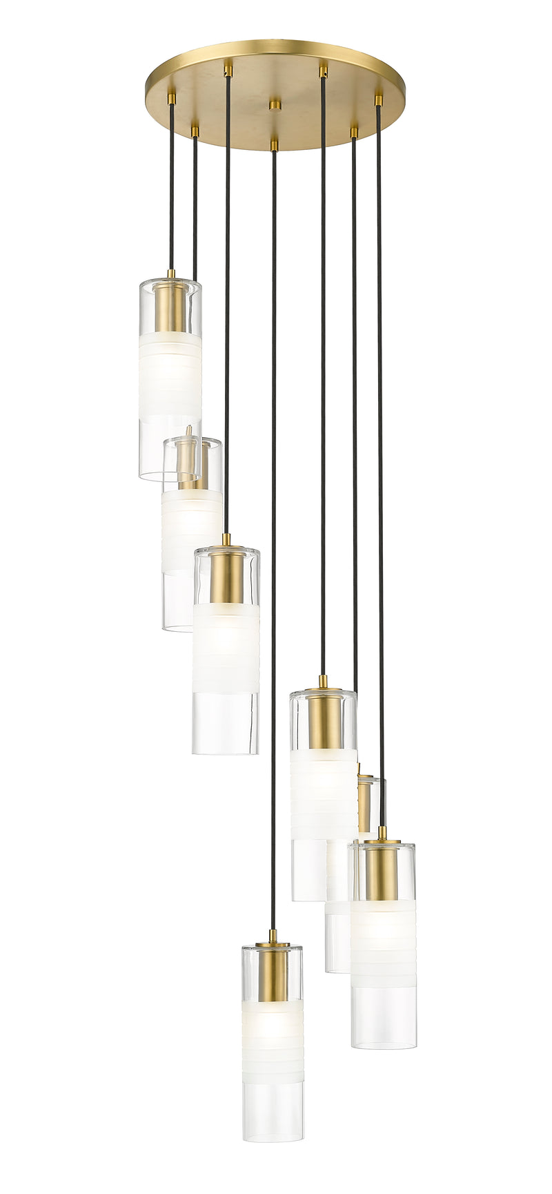 Alton 7 Light 18" Pendant in Modern Gold