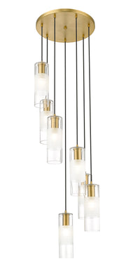 Alton 7 Light 18" Pendant in Modern Gold