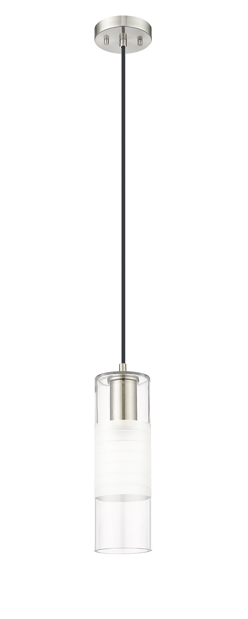 Alton 1 Light 4.75" Pendant, Brushed Nickel in Brushed Nickel