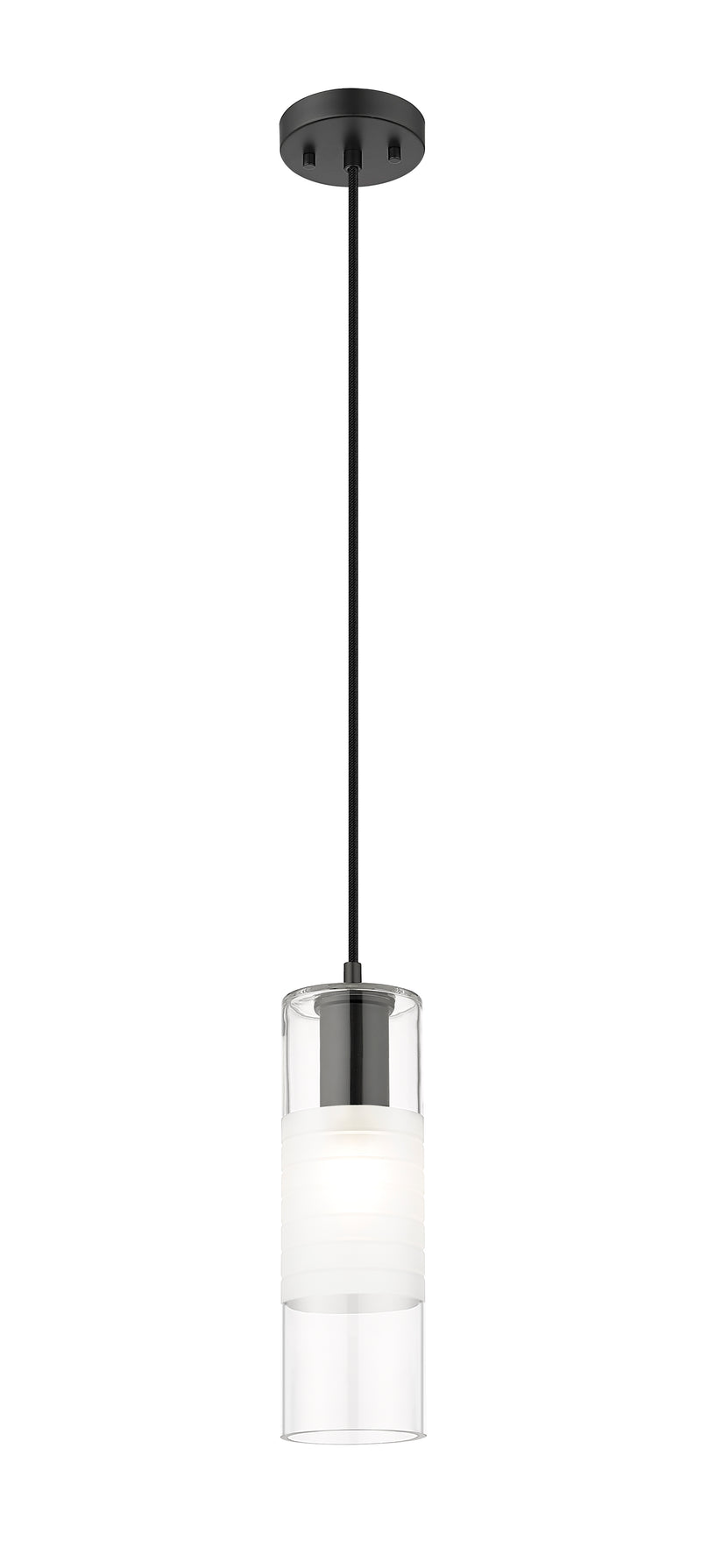 Alton 1 Light 4.75" Pendant, Matte Black in Matte Black