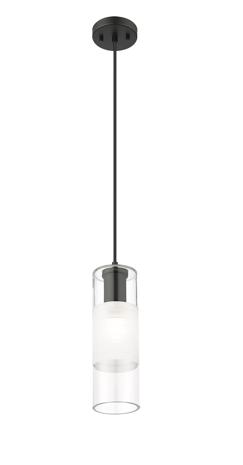 Alton 1 Light 4.75" Pendant, Matte Black in Matte Black