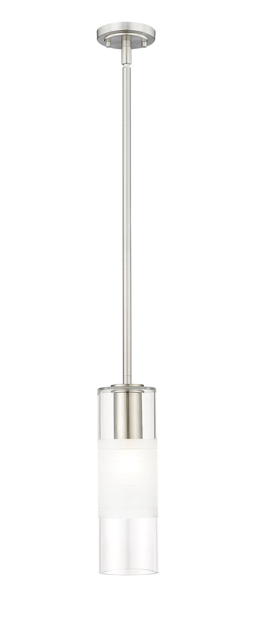 Alton 1 Light 4.75" Pendant, Rod Mount, Brushed Nickel in Brushed Nickel