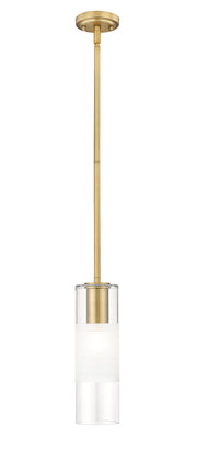 Alton 1 Light 4.75" Pendant, Rod Mount, Modern Gold in Modern Gold